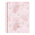 Caderno Espiral Capa dura 10Mat/160fls Rosa Rose Animativa - Imagem 1