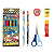 Kit Lápis Preto+Apontador+Borracha+Tesoura+ Sonic LeoLeo - Imagem 2