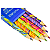 Lápis de cor Arco-íris Jumbo com 6 unidade futuro - Imagem 2