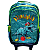 Kit Mochila Carrinho+Lancheira+Estojo Dinossauro Verde Vivasol - Imagem 1