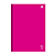 Agenda Capa dura Costurada CD 1/4 Kbom Pink 2027 Animativa - Imagem 1
