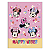 Caderno Brochurão Capa dura Minnie Mouse 80 folhas Tilibra - Imagem 1