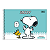 Caderno Cartografia e Desenho Snoopy 80 folhas Tilibra - Imagem 1