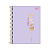 Caderno Espiral Capa dura Universitário Happy 01Mat/80fls Tilibra - Imagem 2