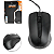 Mouse Óptico Com Fio Usb Preto Mbtech - Imagem 1