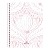 Caderno Espiral Universitário Cd 10Mat/160FLS Rosa Rose Animativa - Imagem 1