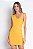 VESTIDO PLISSÊ AMARELO - Imagem 1