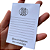 Bloco de notas colado -personalizados 7x10 cm - 50 folhas - Imagem 1