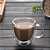 Caneca de vidro parede dupla 80ml - Imagem 2