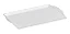VEM 850 BANDEJA SQUARE COFFEE 34X23CM POLI BRANCO - Imagem 1
