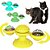 Brinquedo para Gatos Pets Moinho De Vento Giratório Interativo Coçador Macio B - Imagem 7