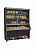 Vitrine de Paes 1,80m Preta c/ Gavetao Passa Pao Linha Modular Fenix VF - 008 - F Frilux - Imagem 1