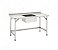 Pia 2,0X65X9OCm Total Inox AISI 304 com cuba 60 x 50 x 33 cm Fritomaq - Imagem 1