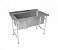 Tanque em Inox com Tampo 80x50x33cm - Imagem 1
