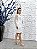 Vestido Lucy curto branco pedraria com manga longas 38 - Imagem 2