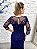 Vestido Clarice longo azul marinho pedraria 38 - Imagem 10