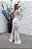 Vestido Lyra longo branco de paetês - Imagem 6