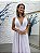 Vestido Ariana longo branco de tule - Imagem 2
