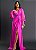 Vestido Roma Rosa Chiclete + Clutch Brinde - Imagem 1