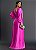 Vestido Roma Rosa Chiclete + Clutch Brinde - Imagem 2
