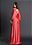 Vestido Roma Coral + Clutch Brinde - Imagem 2