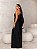 Vestido Lisboa longo preto + Clutch brinde - Imagem 2