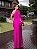 Vestido Lisboa longo fúcsia + Clutch brinde - Imagem 2
