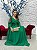 Vestido Damasco bordado manualmente + Clutch Brinde - Imagem 2