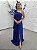 Vestido Coreia azul royal + Clutch brinde - Imagem 1
