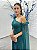Vestido Santa Lucia verde esmeralda + Clutch brinde - Imagem 3