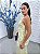 Vestido Electra amarelo pastel bordado manualmente + Clutch Brinde - Imagem 3