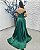 Vestido Terra verde esmeralda bordado manualmente + Clutch Brinde - Imagem 2