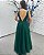 Vestido Júpiter verde esmeralda bordado manualmente + Clutch Brinde - Imagem 2