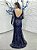 Vestido Alexandrita azul marinho bordado manualmente  + Clutch Brinde - Imagem 2