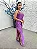 Vestido Vênus lilás bordada manualmente + Clutch Brinde - Imagem 3