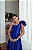 Vestido Gênova Azul Royal + Clutch Brinde - Imagem 3