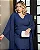 Vestido Eslovenia azul marinho - Imagem 3