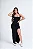 Vestido Amarração nas costas preto - Imagem 4
