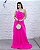 Vestido Washington rosa chiclete + Clutch brinde - Imagem 1