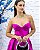 Vestido Jasmine rosa fúcsia - Imagem 3