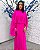 Vestido Airi rosa chiclete + Clutch brinde - Imagem 1