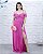 Vestido Celinia rosa chiclete - Imagem 1