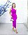 Vestido Aidê rosa fúcsia - Imagem 1