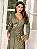 Vestido Romenia verde oliva + Clutch brinde - Imagem 3