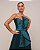 Vestido Talín verde esmeralda + Clutch brinde - Imagem 3