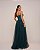 Vestido Talín verde esmeralda + Clutch brinde - Imagem 2