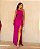 Vestido Alexandria fúcsia + Clutch brinde - Imagem 1