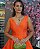 Vestido Alice laranja - Imagem 2