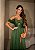Vestido Arizona verde oliva + Clutch brinde - Imagem 1