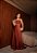 Vestido Amazonas terracota + Clutch brinde - Imagem 1